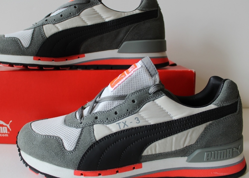 New  puma's  grey,white and fluorescent pink